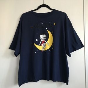 ❌SOLD❌NWOT Betty Boop Night Sky Graphic T-shirt